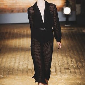 Yigal Azrouël • sheer polka dot dress